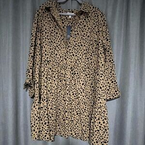 Crown & Ivy Animal Print Dress